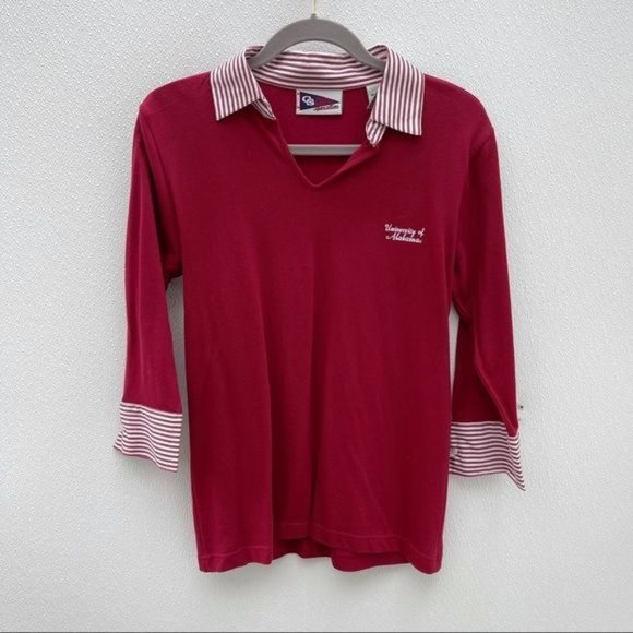 *50% OFF! University of Alabama collared shirt medium red - Picture 1 of 5